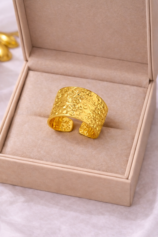 Bague réglable "Ambre"